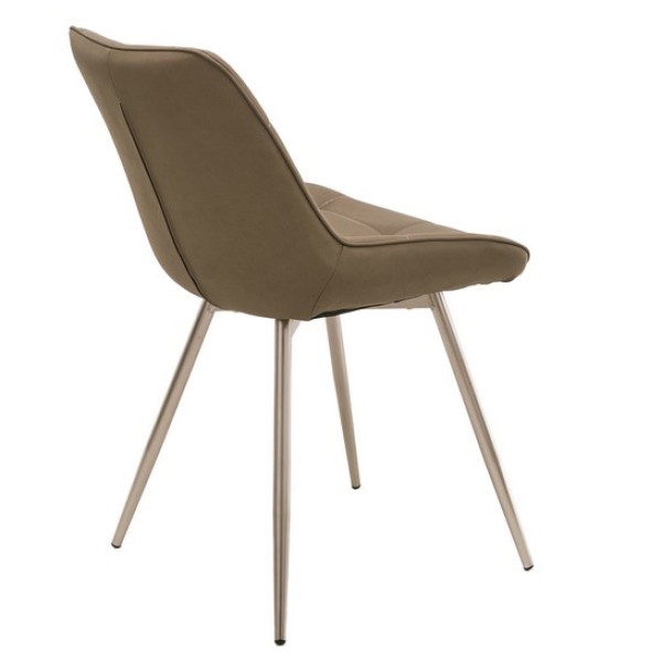 Стілець N-45 (нікель) – сучасний стиль для вашої кухні чи кафе