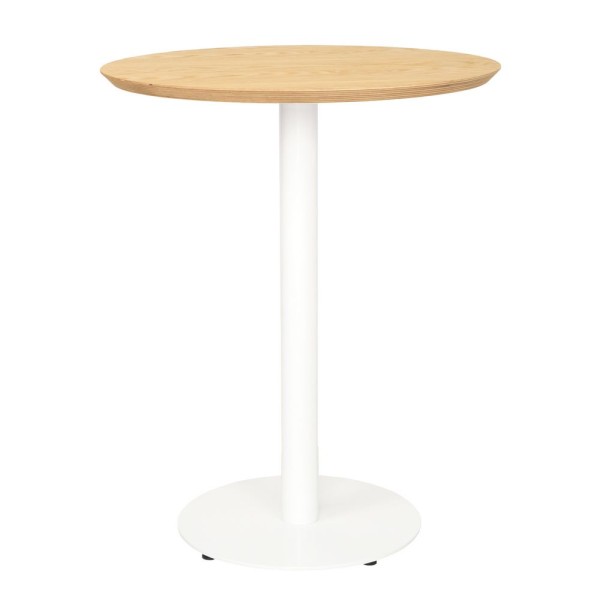 Стіл Soul White – сучасний круглий стіл для кухні та кафе