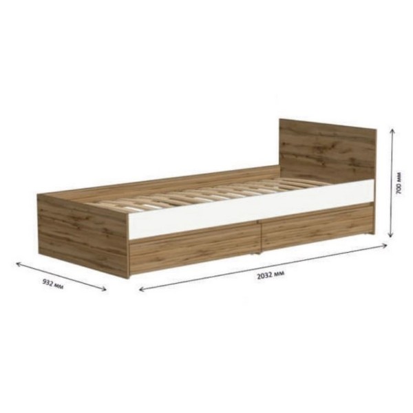 Ліжко Бергамо – односпальне ліжко для вашої спальні