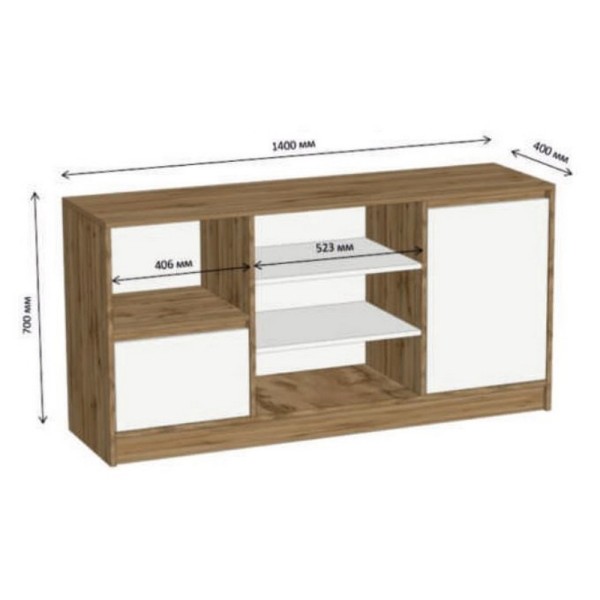 ТБ-тумба Бергамо – стильний вибір для вашої вітальні