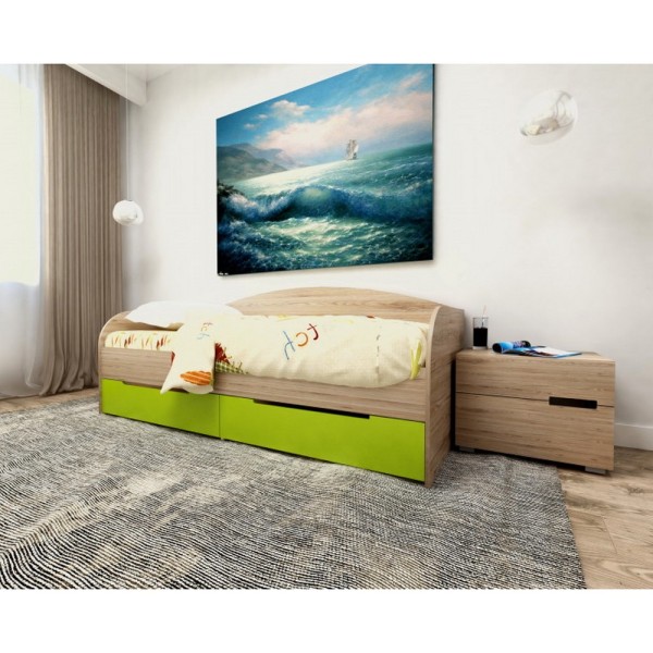 Дитяче ліжко Л-5 з висувними ящиками