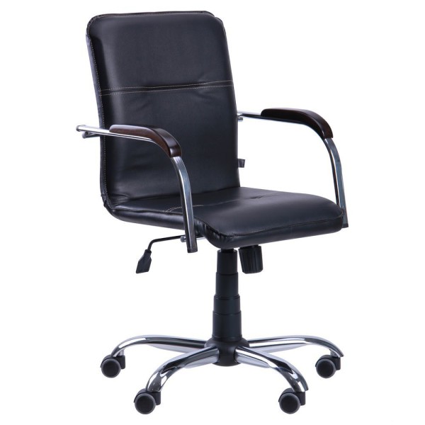 Крісло Самба-RC Хром горіх без канта