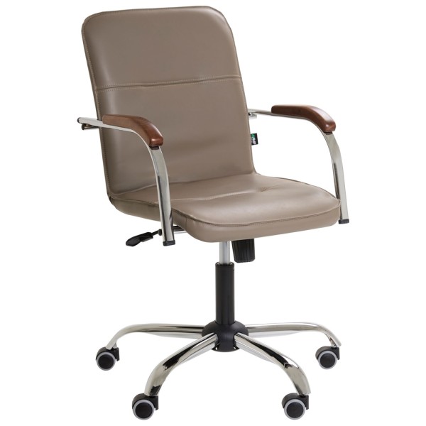 Крісло Самба-RC Хром горіх без канта