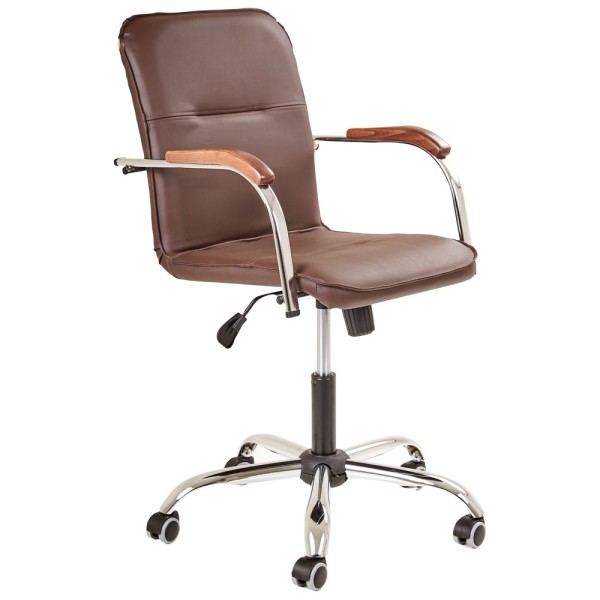 Крісло Самба-RC Хром горіх без канта