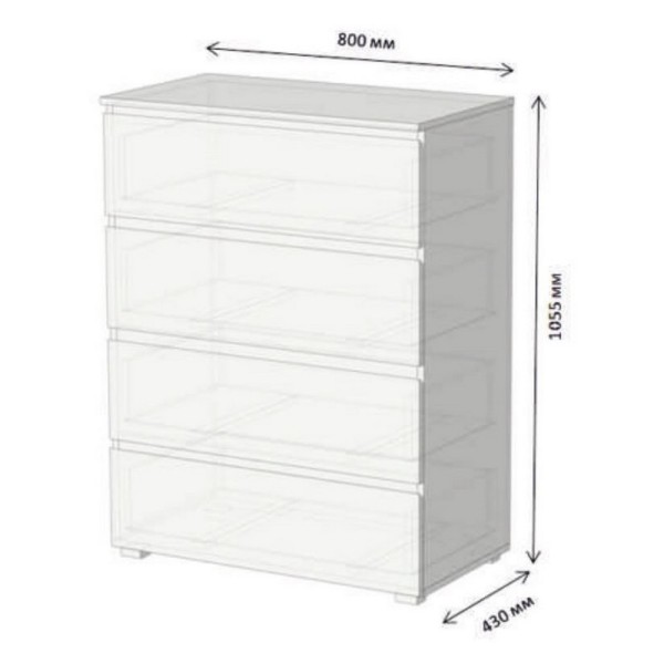 Комод Норд 1 - сучасний стиль та функціональність для вашої спальні