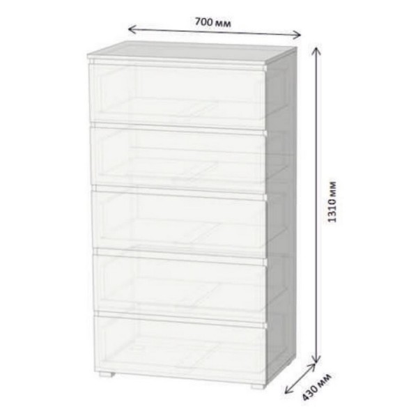 Комод Норд 2 — сучасний комод для вашої спальні