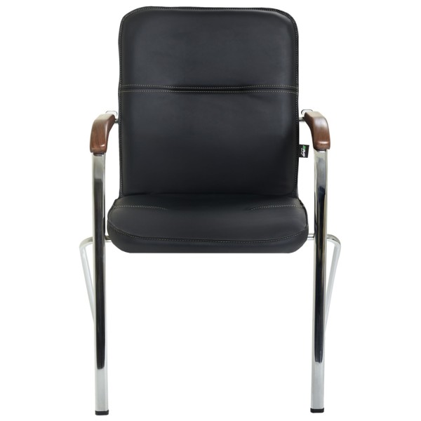 Стілець Самба хром горіх Nappa без канта - Офісний стілець