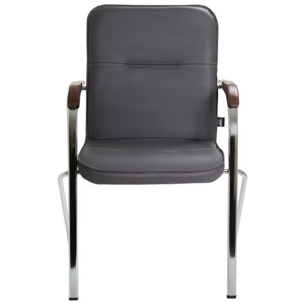 Стілець Самба хром горіх Nappa без канта - Офісний стілець