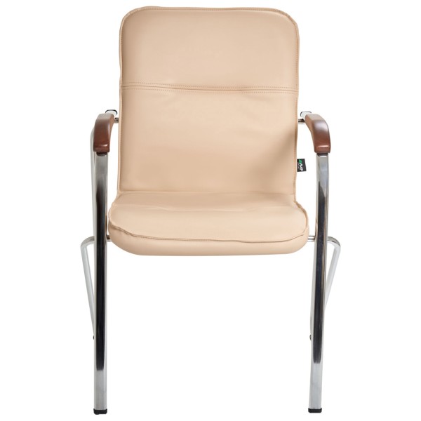 Стілець Самба хром горіх Nappa без канта - Офісний стілець