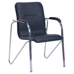 Стілець Самба хром горіх без канта