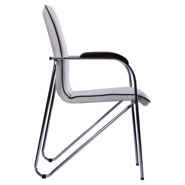 Стілець Самба хром горіх із кантом