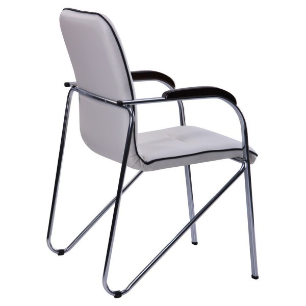 Стілець Самба хром горіх із кантом