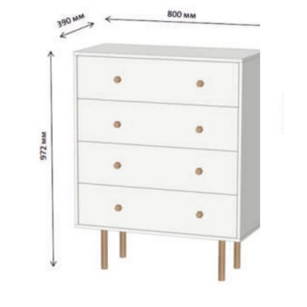 Комод Хюге 2 - сучасний дизайн для вашого дому