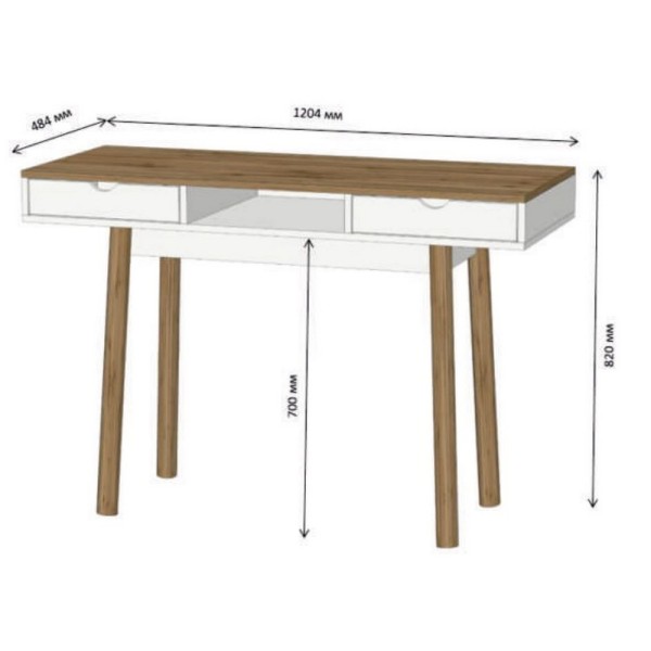 Комп'ютерний стіл Сканді 2 — стиль та функціональність для вашого офісу