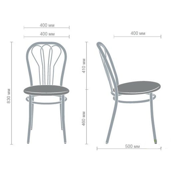 Стілець Велес хром – стильний вибір для вашої кухні та кафе