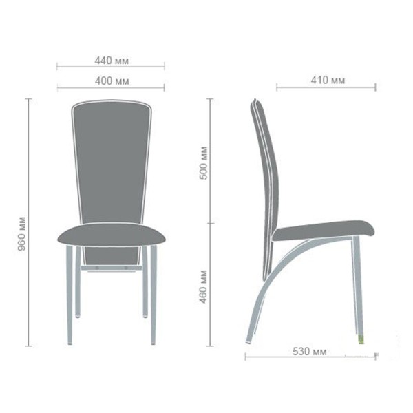 Стілець Флоррі хром – Комфорт та стиль для вашої кухні та кафе