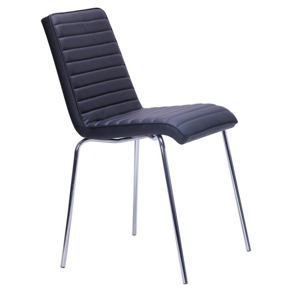 Стілець Рандеву хром – для сучасного інтер'єру кухні та кафе