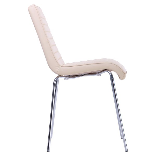 Стілець Рандеву хром – для сучасного інтер'єру кухні та кафе