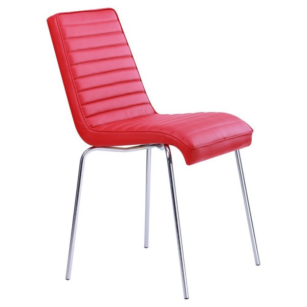 Стілець Рандеву хром – для сучасного інтер'єру кухні та кафе