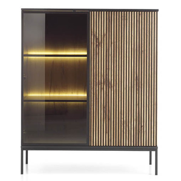 Вітрина низька з підсвіткою Геліос для вашої вітальні