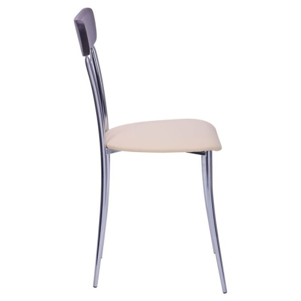 Стілець Флавія хром фан. сп. для кухні та кафе