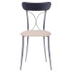 Стілець Флавія хром фан. сп. для кухні та кафе