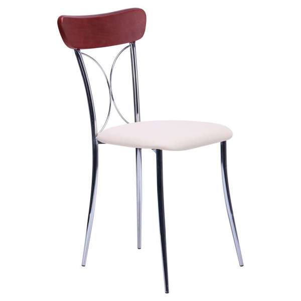 Стілець Флавія хром фан. сп. для кухні та кафе