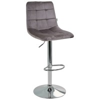 Стілець барний Damask тканина оксамитова