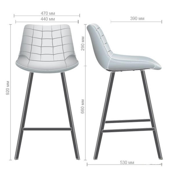 Барний стілець Clif – для сучасного інтер'єру вашої кухні