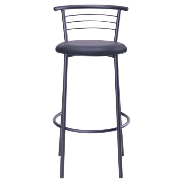 Стілець Маркос Хокер чорний - Сучасний стілець для бару та кухні