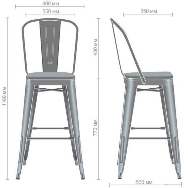 Барний стілець Ozzy — стильний вибір для вашої кухні