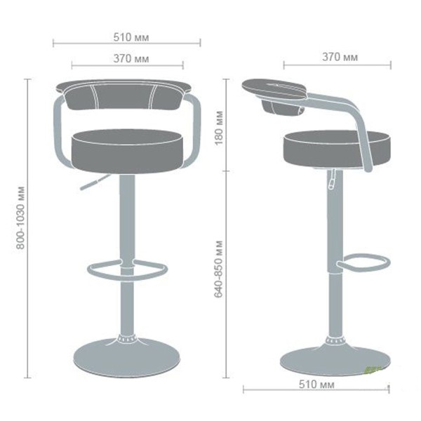 Стілець Маркіз підставка Т-подібна — ідеальний вибір для кухні та бару