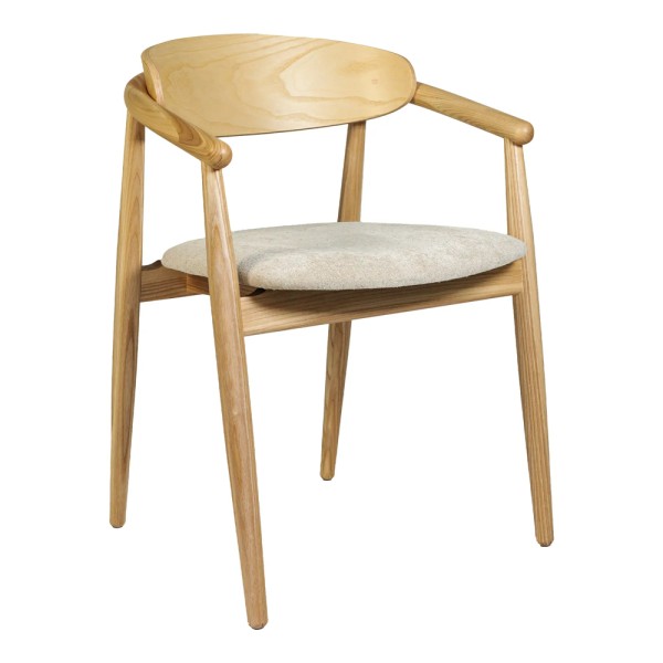 Стілець Mamont semi-soft натуральний ясен