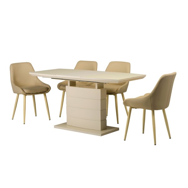 Стіл TMM-50-2 110-150 см – сучасний розкладний стіл для кухні