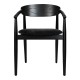 Стілець Mamont semi-soft чорний для кухні та кафе