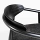 Стілець Mamont semi-soft чорний для кухні та кафе