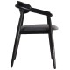 Стілець Mamont semi-soft чорний для кухні та кафе