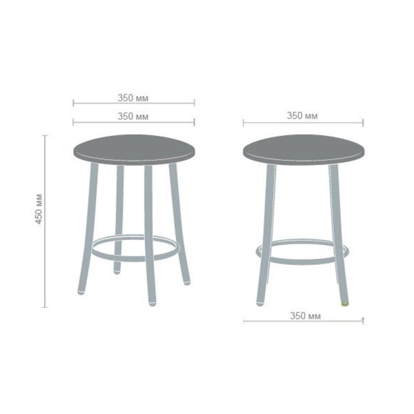 Табурет Таллі алюм – для вашої кухні