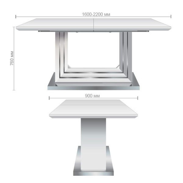 Стіл Camelia – розкладний стіл для вашої кухні