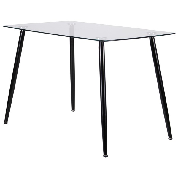 Стіл обідній Умберто скло прозоре — стиль для вашої кухні