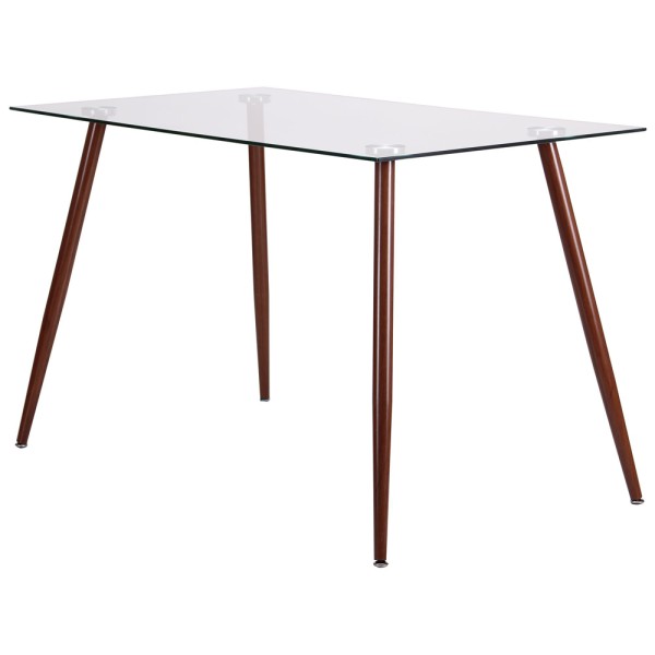 Стіл обідній Умберто скло прозоре — стиль для вашої кухні