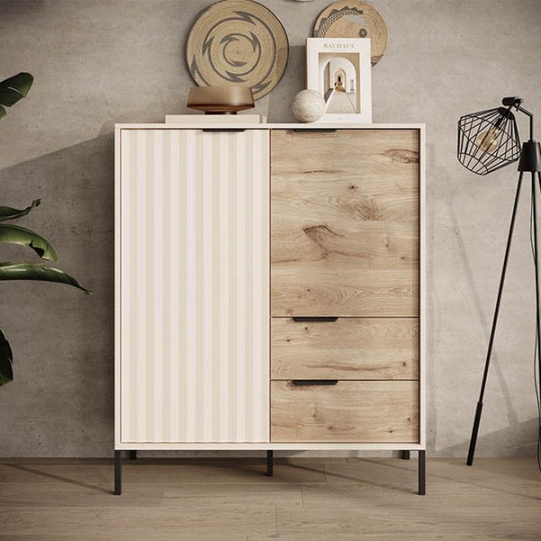 Комод високий Хюге - Стильний та функціональний для вашого дому