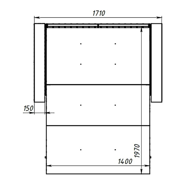 Розкладний диван-акордеон Танго