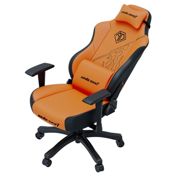 Геймерське крісло Anda Seat Phantom Tiger edition Orange PVC Size L