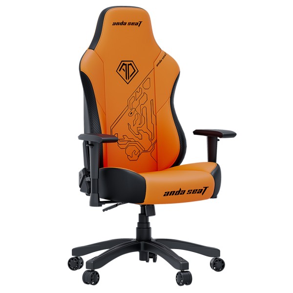 Геймерське крісло Anda Seat Phantom Tiger edition Orange PVC Size L