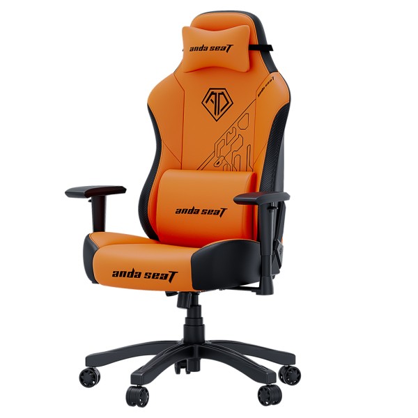 Геймерське крісло Anda Seat Phantom Tiger edition Orange PVC Size L