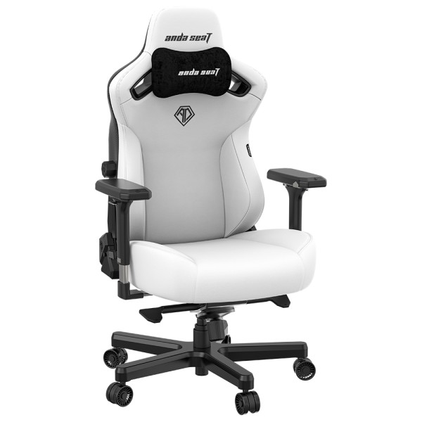 Геймерське крісло Anda Seat Kaiser 3 Size L White – комфорт для геймерів і офісу