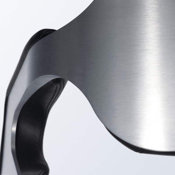 Крісло керівника Silver 362S Leather Black