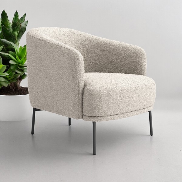 Дизайнерське крісло на металевих ніжках Anders