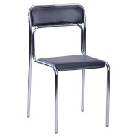 Стілець Аскона Хром Кожзам